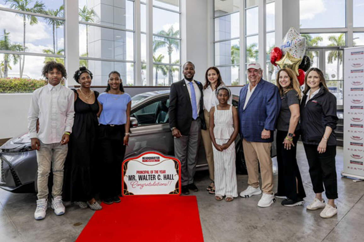 Miami-Dade Principal of the Year Gets New Car