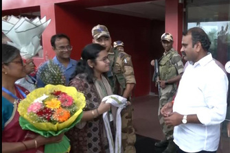 Union Minister L Murugan arrived in Agartala for an official visit