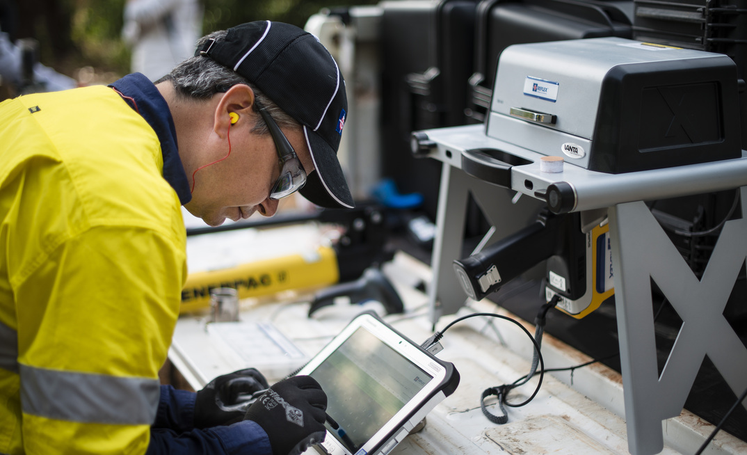 By using the latest technology, geologists can now analyse rock chemistry, alteration, and structure in near real-time