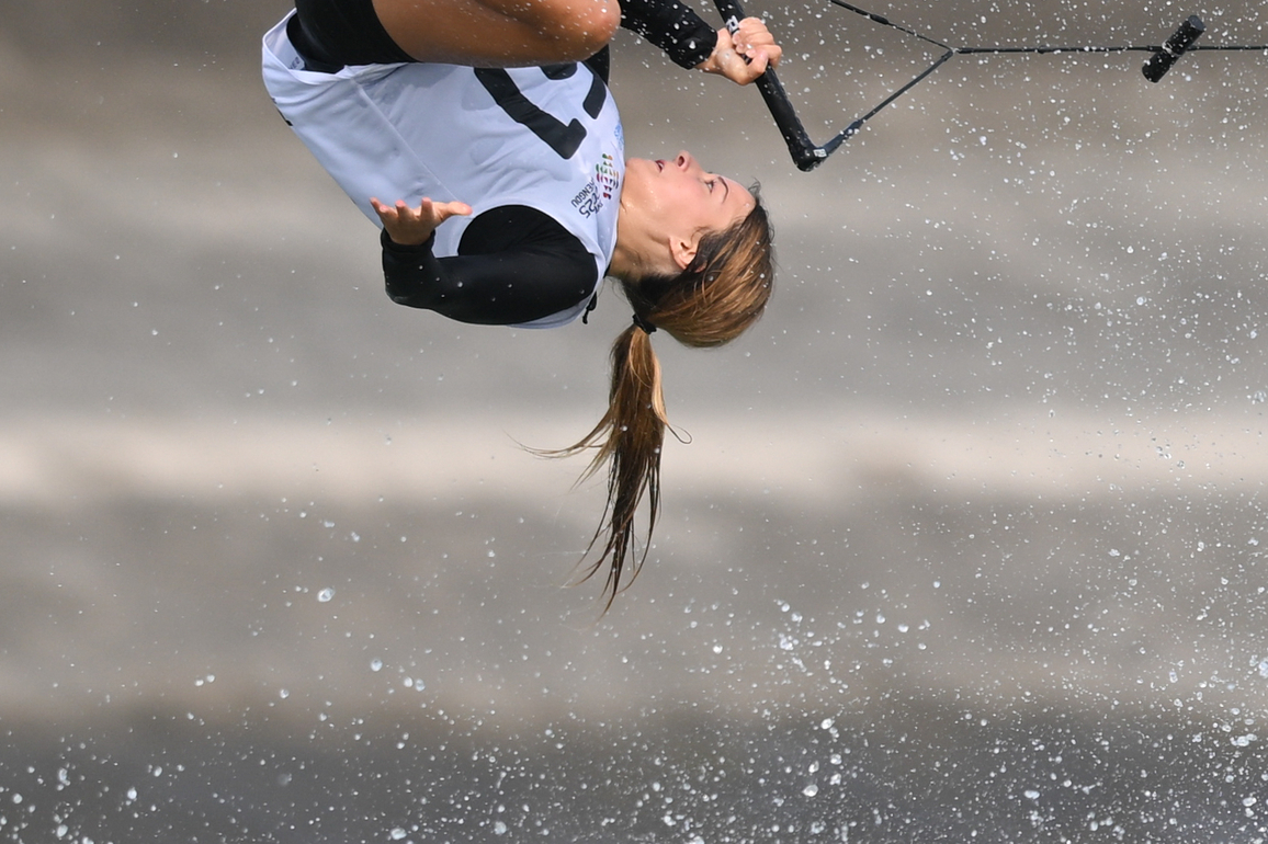(SP)CHINA-CHENGDU-THE WORLD GAMES 2025-WATERSKI & WATERBOARD-WOMEN-WAKEBOARD FREESTYLE-SEMIFINALS (CN)