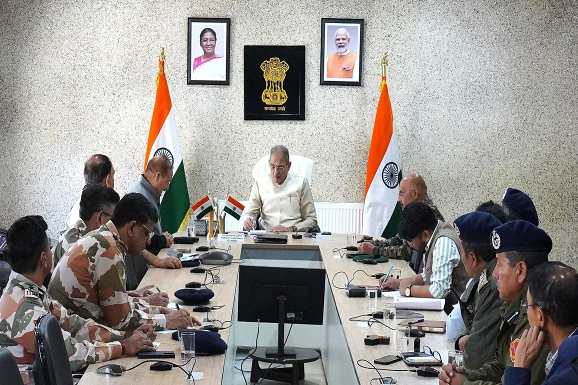 LG Kavinder Gupta chairs high-level security review in Ladakh, calls for vigilance and unity amid tensions
