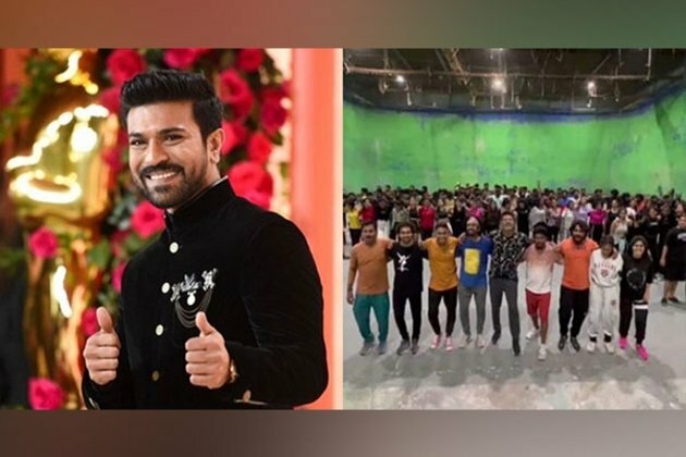 WATCH: Prabhu Deva, dance team groove on 'Naatu Naatu' to welcome Ram Charan at 'RC15' shoot