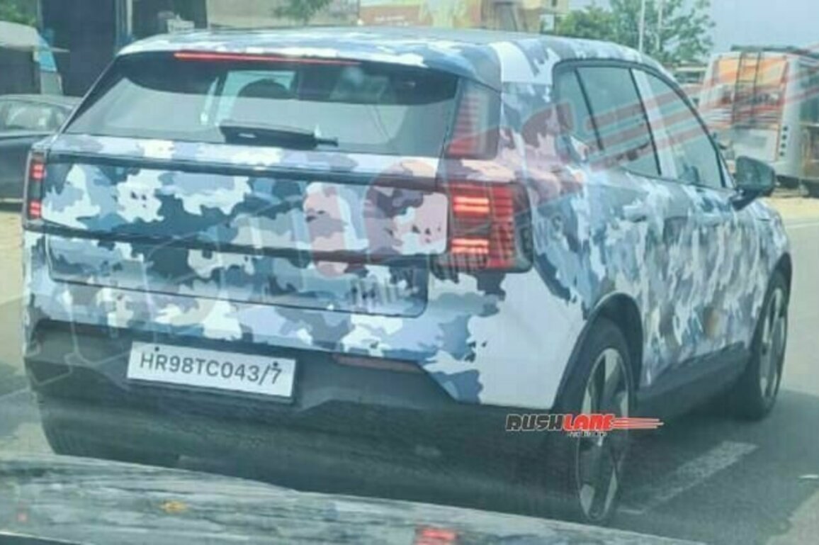 Volvo EX30 Spied In India Ahead Of Launch Next Month