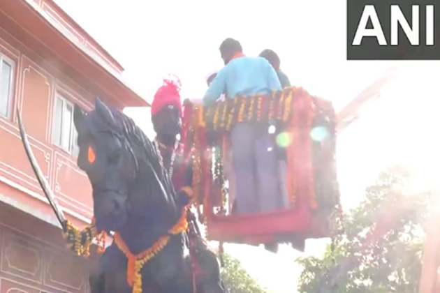 Rajasthan Governor pays tribute to Sambhaji Maharaj at Raj Bhavan in Jaipur