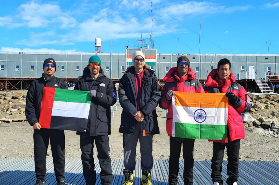 India-UAE Polar Cooperation in action as Emirati scientists join India's Antarctic mission