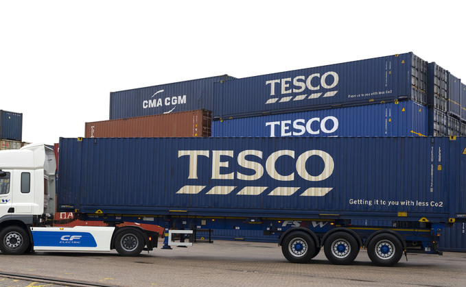 Tesco's electric HGV | Credit: Tesco