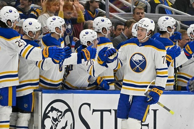 Sabres stay hot on road with win over Blues
