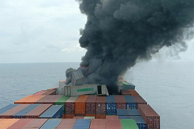 Explosion reported on Singapore-flagged container ship off Kerala coast, Indian Coast Guard responds with assistance