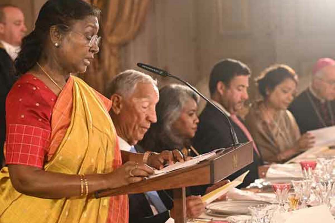 "Portugal, a trusted friend and partner," says President Murmu at Lisbon City Council
