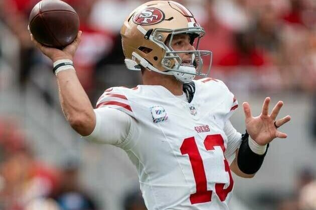 49ers' Brock Purdy (toe) questionable, but Mac Jones starting vs. Giants
