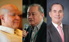 Ramon Ang, Manuel Pangilinan and Sabin Aboitiz