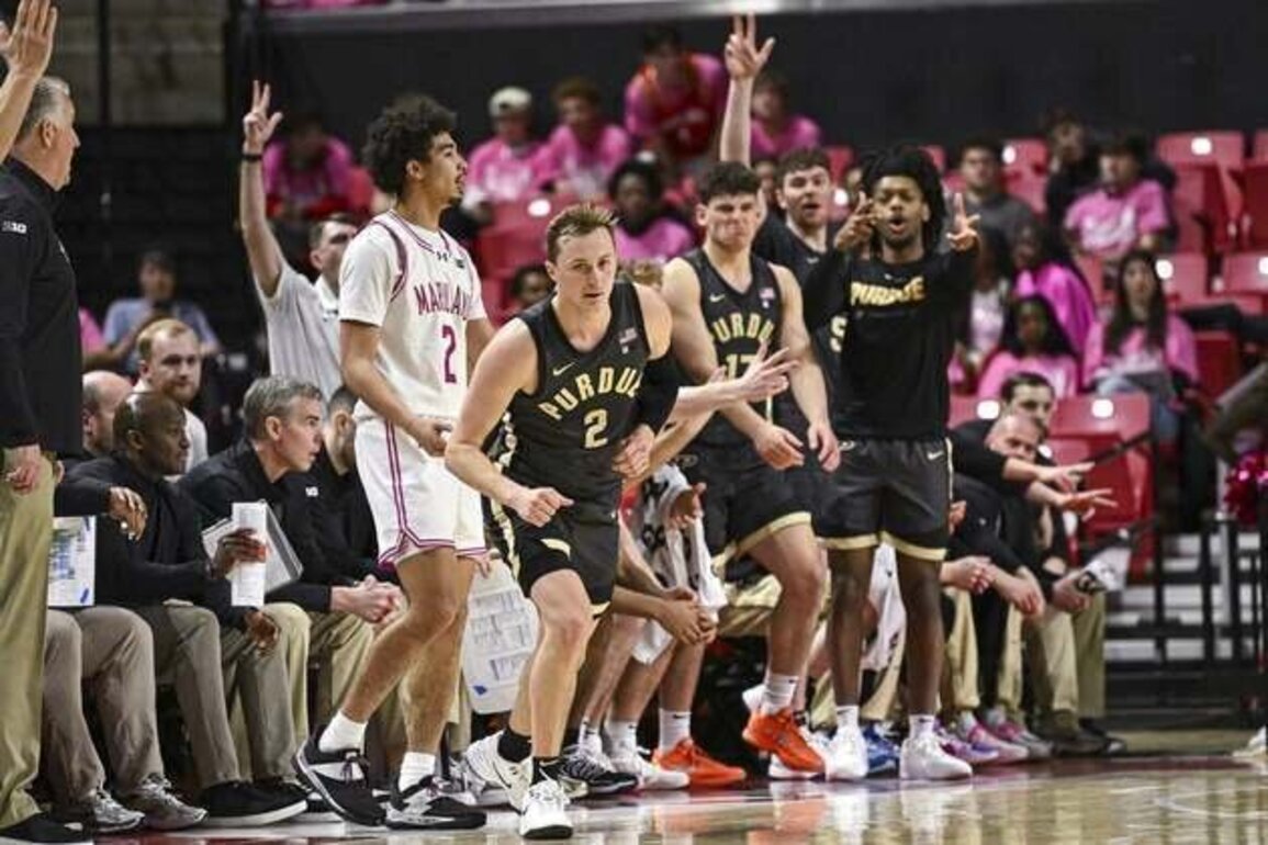 Fletcher Loyer goes for 29 as No. 12 Purdue scorches Maryland