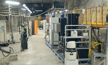 Underground installation in a specially prepared chamber in the Rudna mine, Poland. Photo: BIOMOre/KGHM