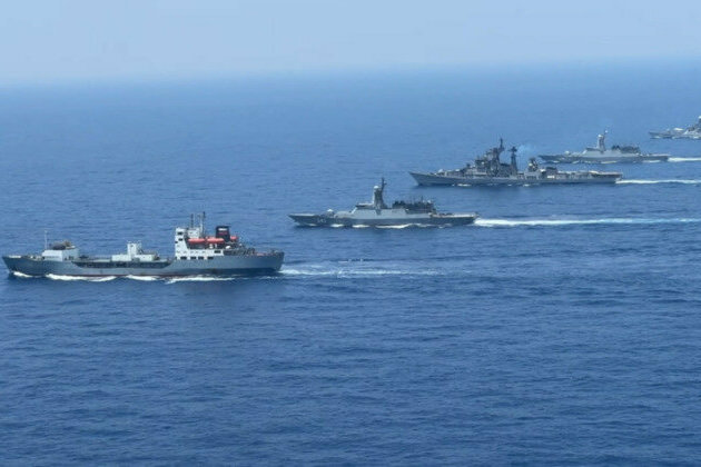 Russian, Indian navies test firepower 
