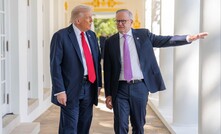 US president Donald Trump (left) and Australian prime minister Anthony Albanese.