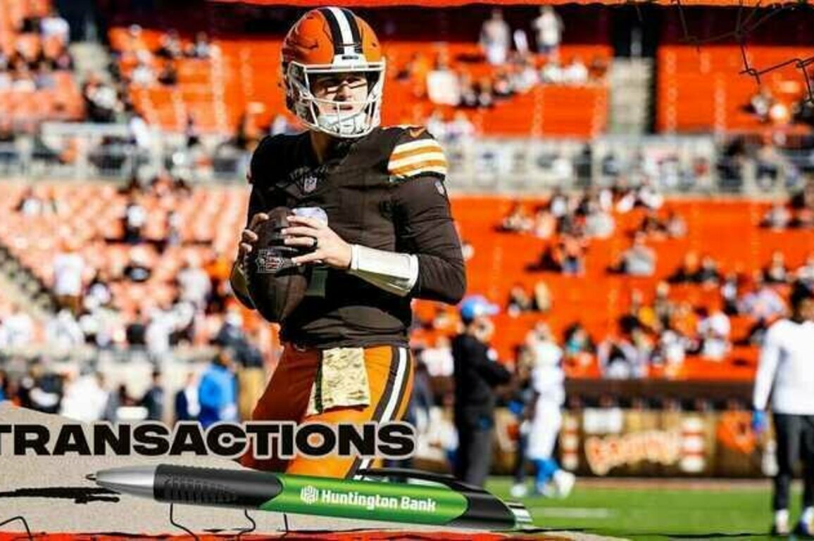Browns sign 6 players to the practice squad