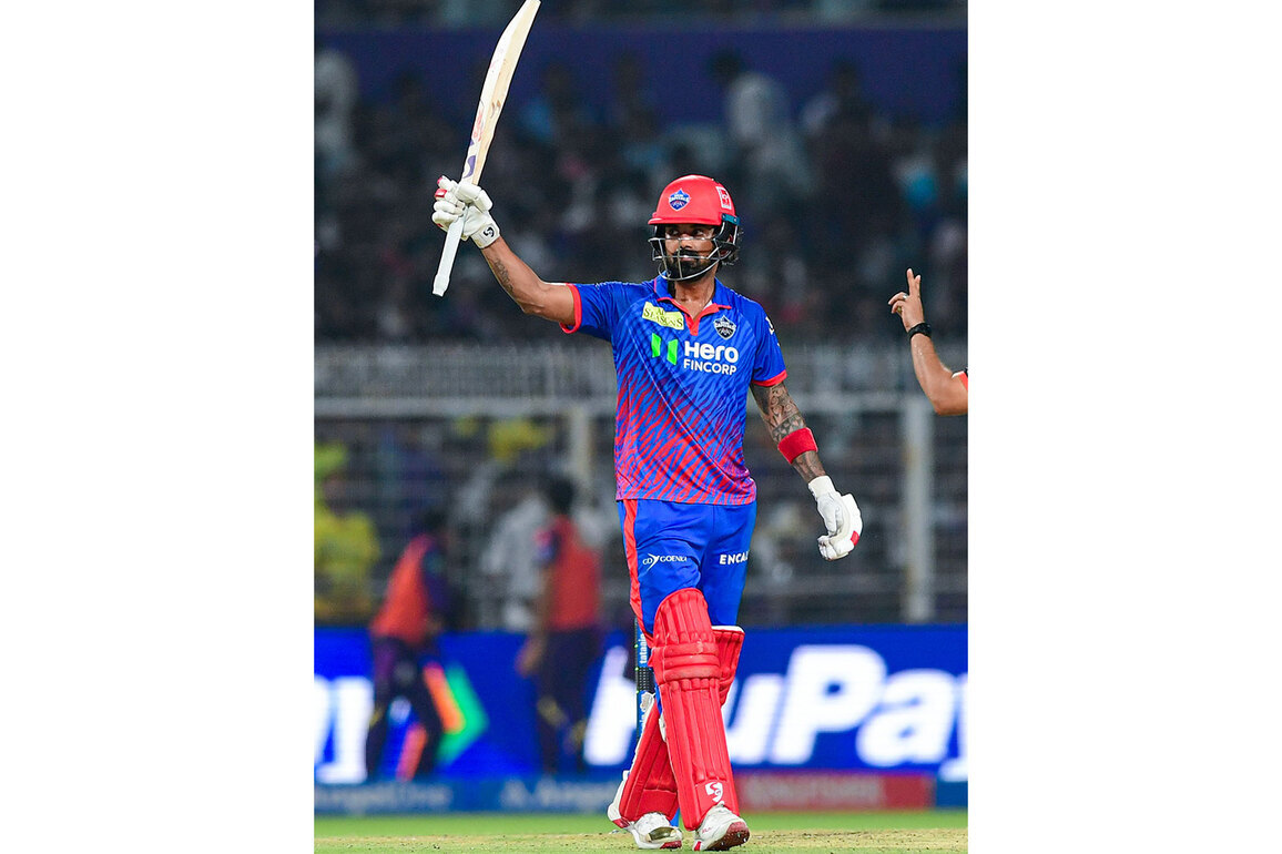 IPL: KL Rahul, Axar Patel's knocks propel DC to 203/5 against KKR