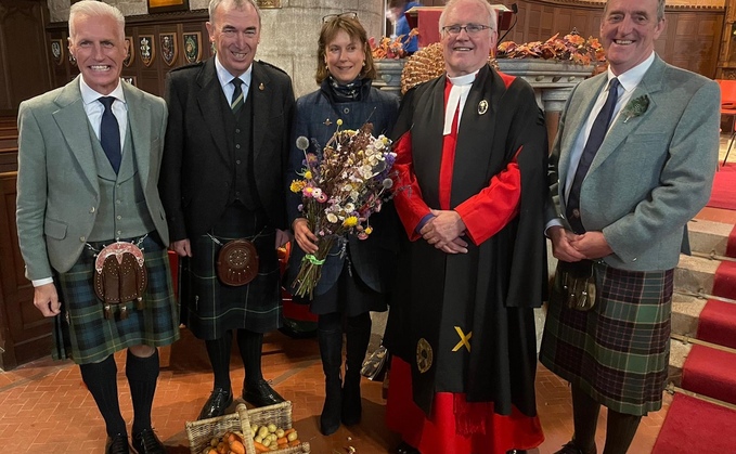 King and Queen attend service to celebrate Scottish Farmers