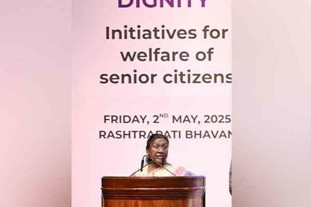 President Murmu highlights importance of elderly welfare at 'Ageing with Dignity' event
