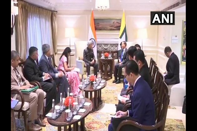 Myanmar President U Win Myint calls on EAM Jaishankar