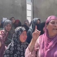Women, children in Jammu's Bathindi mourn Ayatollah Ali Khamenei's death