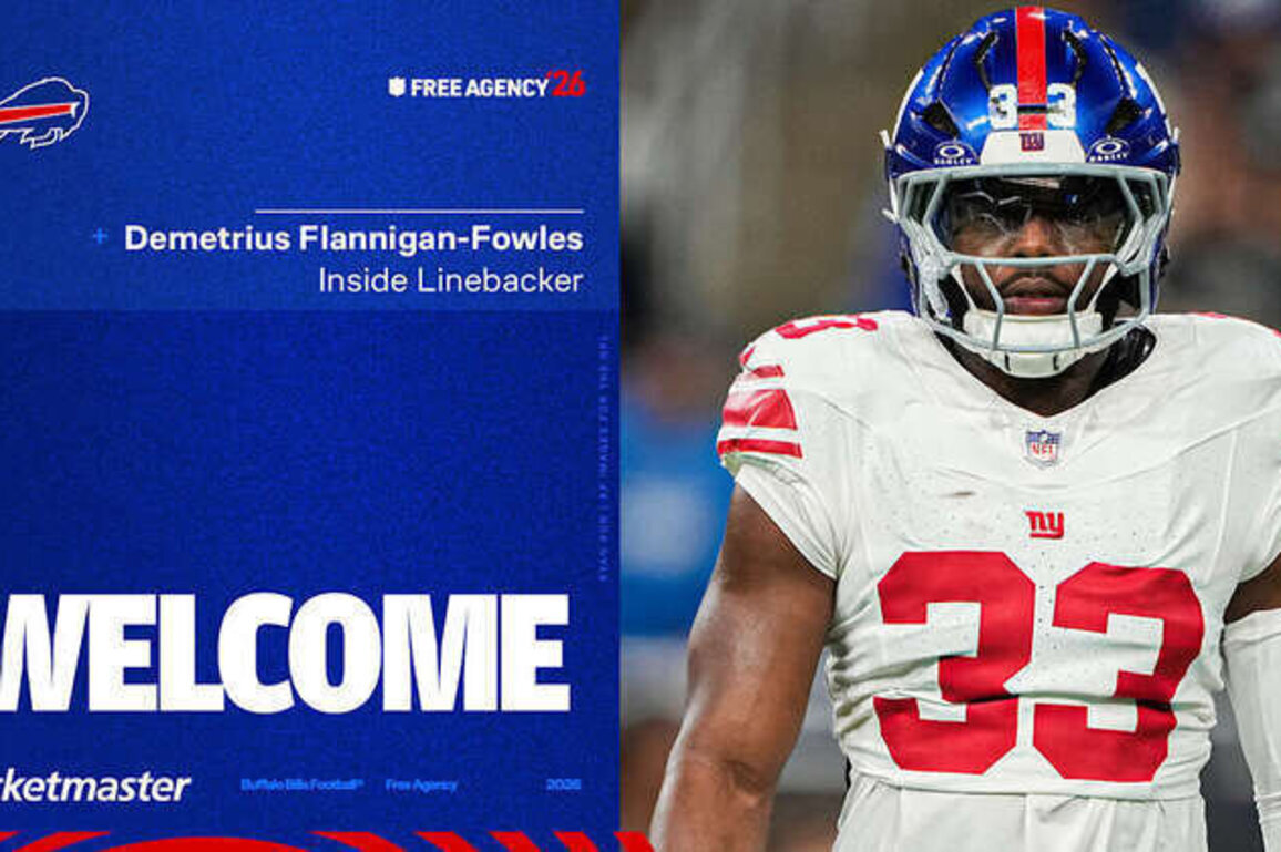 Bills sign ILB Demetrius Flannigan-Fowles to one-year deal