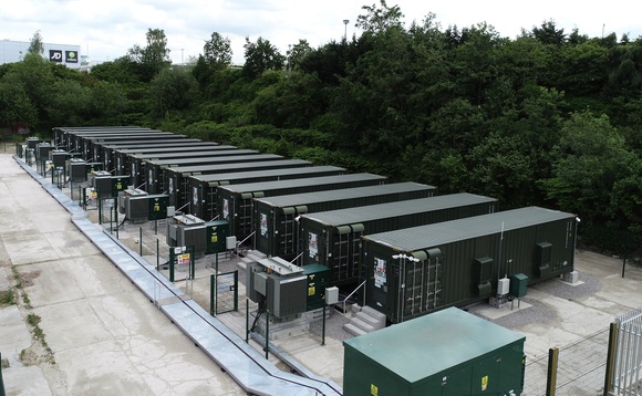A grid scale energy storage project / Credit: Anesco