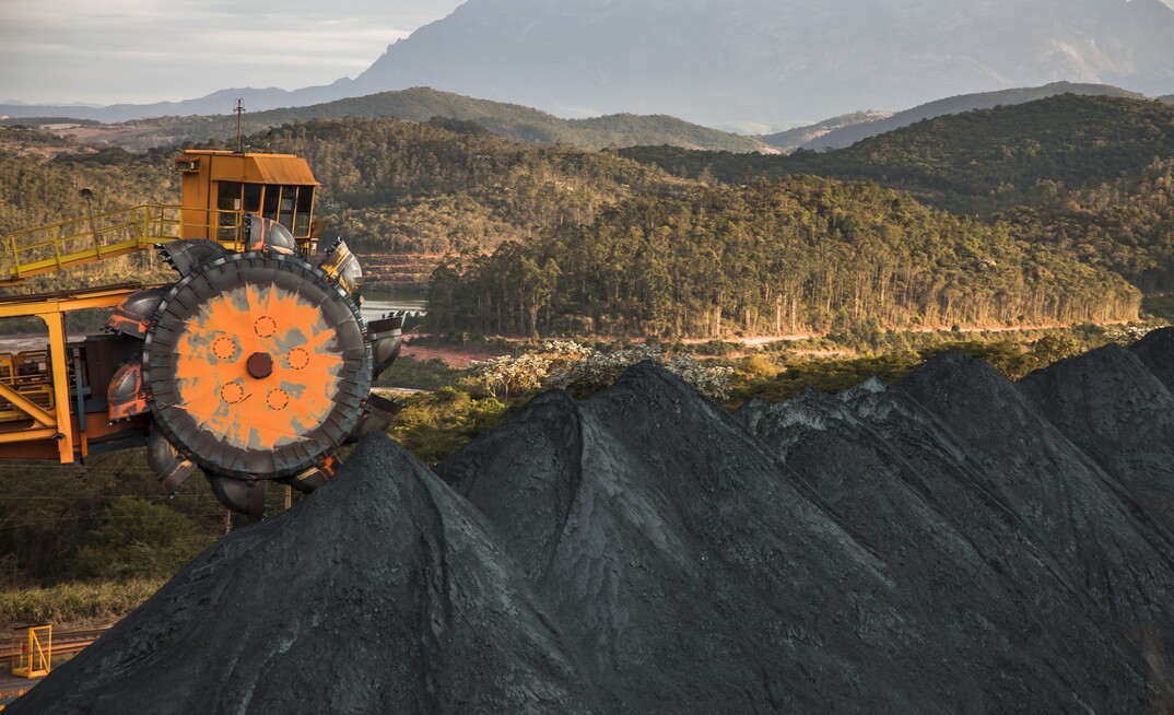 Produção de minério de ferro da Vale em MG