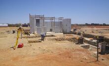 The mill footings at Doray Minerals' Deflector project.