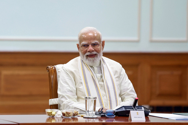 "Public service biggest test of good governance," says PM Modi as he completes 12 years in office