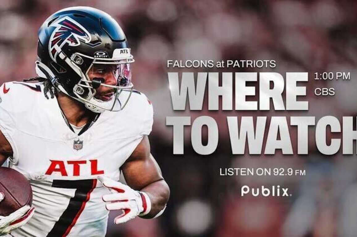 Where to watch Atlanta Falcons at New England Patriots