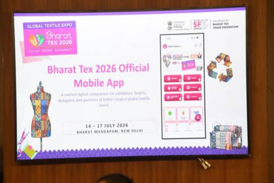 Textiles Ministry launches Bharat Tex 2026 app to help buyers, exhibitors connect