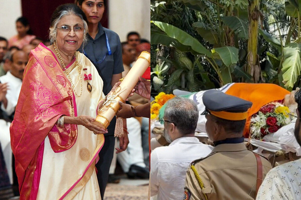 Padma Bhushan awardee Suman Kalyanpur laid to rest with full state honours in Mumbai