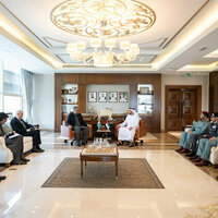 Saif bin Zayed meets with Pakistani Interior Minister