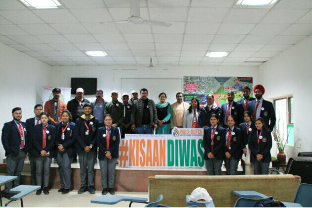 Indo-Dutch Horticulture Technologies under "Unnati-Apple Initiative" Celebrates Kisan Diwas 2024: Fostering Farmer-Student Collaboration