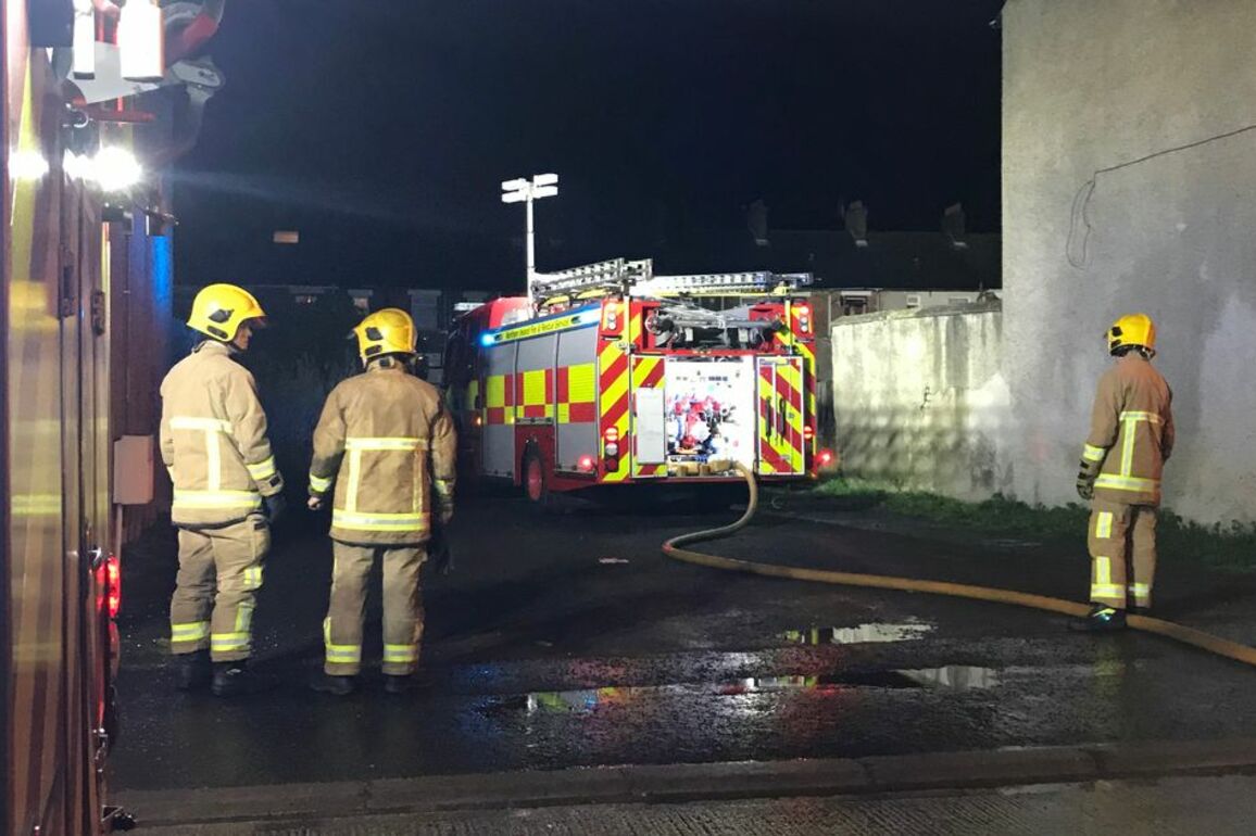 Man hospitalised after arson attack in Omagh