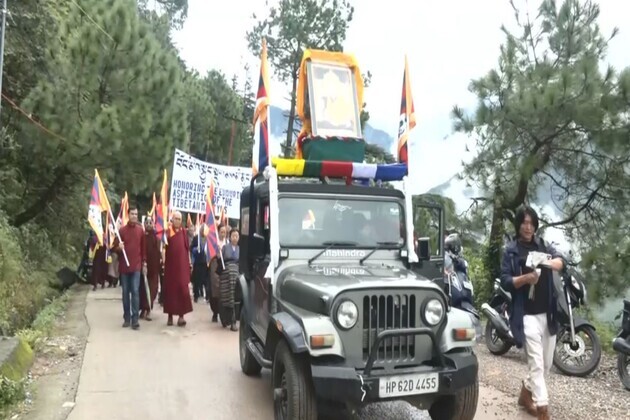 Over 5,000 Tibetans march in Dharamshala against China on 49th day of Lobga Rangzen's self-immolation
