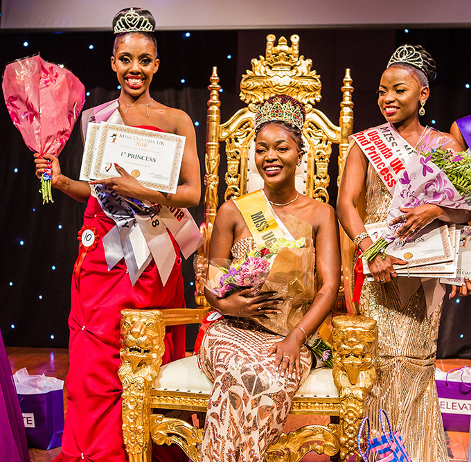 ampamba with 1st runner up auren gabo left and 2nd runner up ary recious amayanja ourtesy hoto