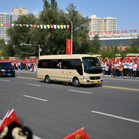 CHINA-XINJIANG-URUMQI-FOUNDING ANNIVERSARY-XI JINPING-ARRIVAL (CN)