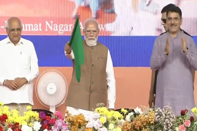Gujarat: PM Modi gifts nation development projects worth over Rs 20,000 crore, flags off Khedbrahma-Himmatnagar-Asarwa train service
