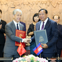 CAMBODIA-PHNOM PENH-CHINA-LMC SPECIAL FUND 2026-SIGNING CEREMONY