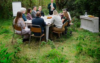 Marketing execs join forest 'boardroom' meeting as part of £200m nature recovery drive