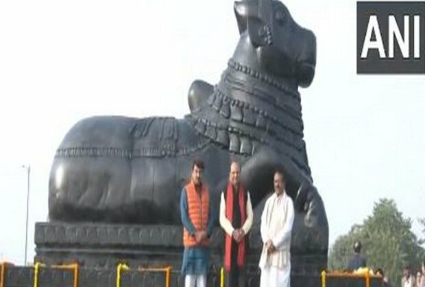 Delhi LG inaugurates 'Vatika' recreational space near Raj Ghat, unveils 57.5-tonne Nandi statue