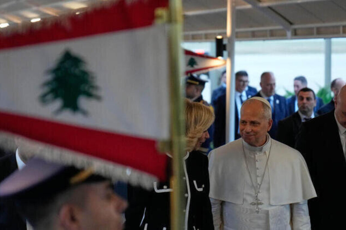 Pope Leo lands in Lebanon, aims to bring hope in war-torn region