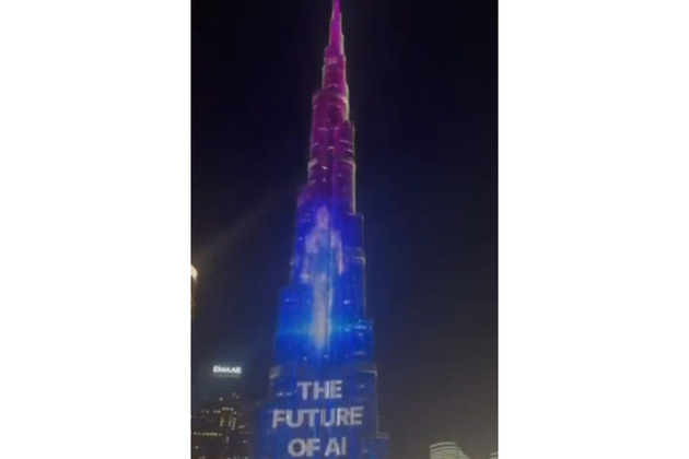 UAE's Burj Khalifa celebrates India's AI Impact Summit in New Delhi