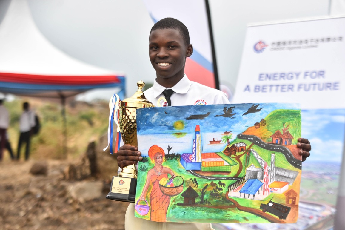 UGANDA-KIKUUBE-KINGFISHER OILFIELD-DRAWING COMPETITION