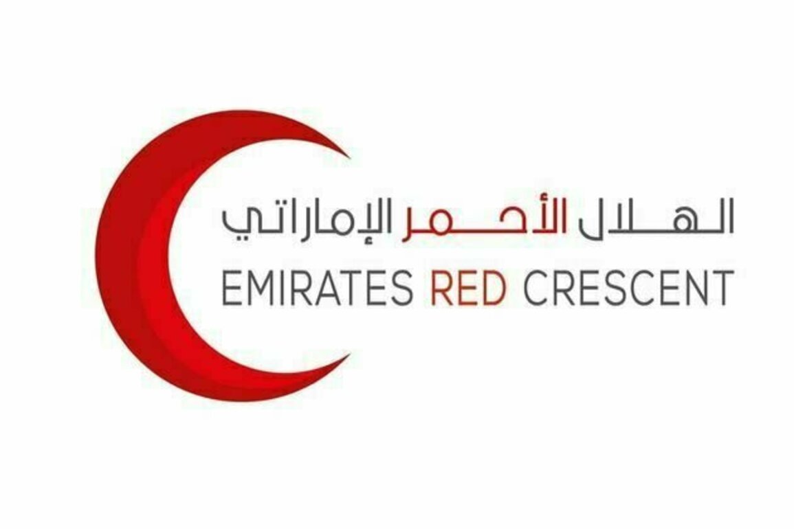 Emirates Red Crescent distributing Ramadan food aid in UAE-Jordanian Camp