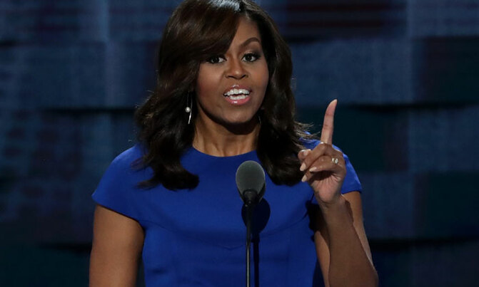 Michelle Obama delivers glowing endorsement of Clinton Michelle Obama delivers glowing endorsement of Clinton
