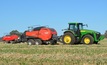  Demand for machinery including tractors and balers is at a record level. Photo Mark Saunders.