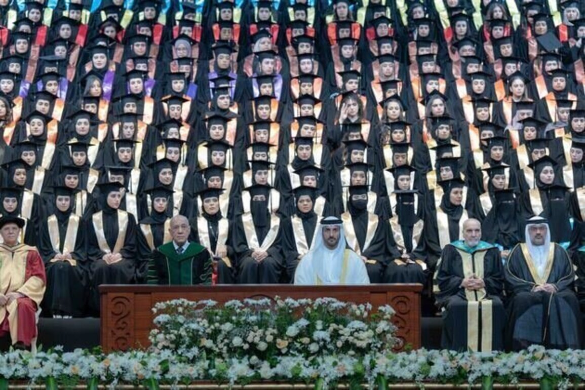 Sultan bin Ahmed attends UOS spring 2026 female graduation